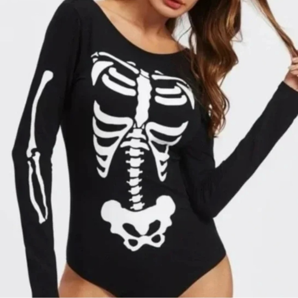 Gaze Skeleton Body Suit Small